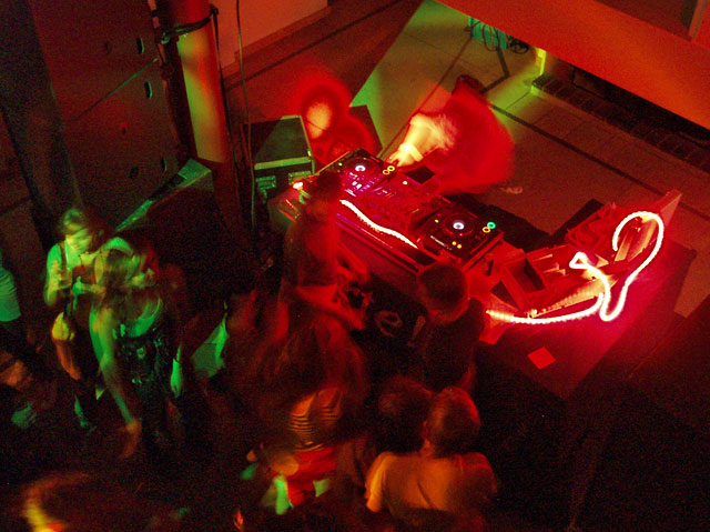 The DJ stand